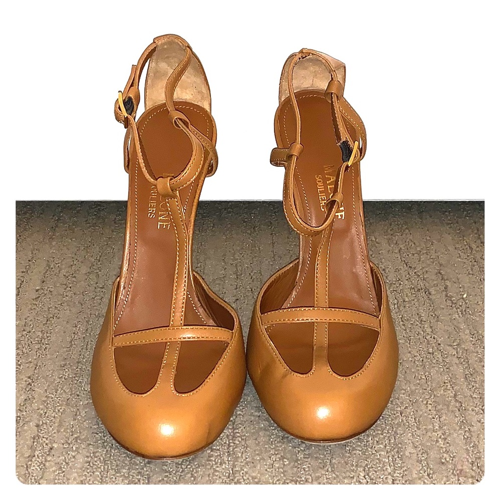 Malone Souliers Cheyenne Leather Sandals in Tan
